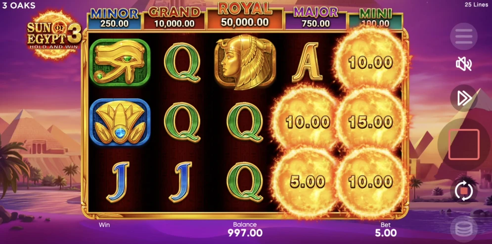 Sun of Egypt 3 Slot